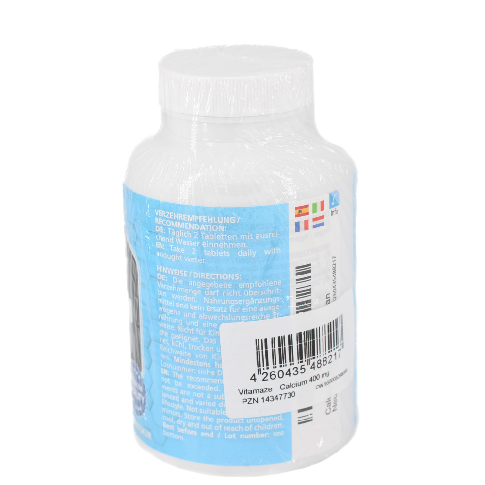 CALCIUM 400 mg vegan Tabletten CALCIUM 400 mg vegan Tabletten