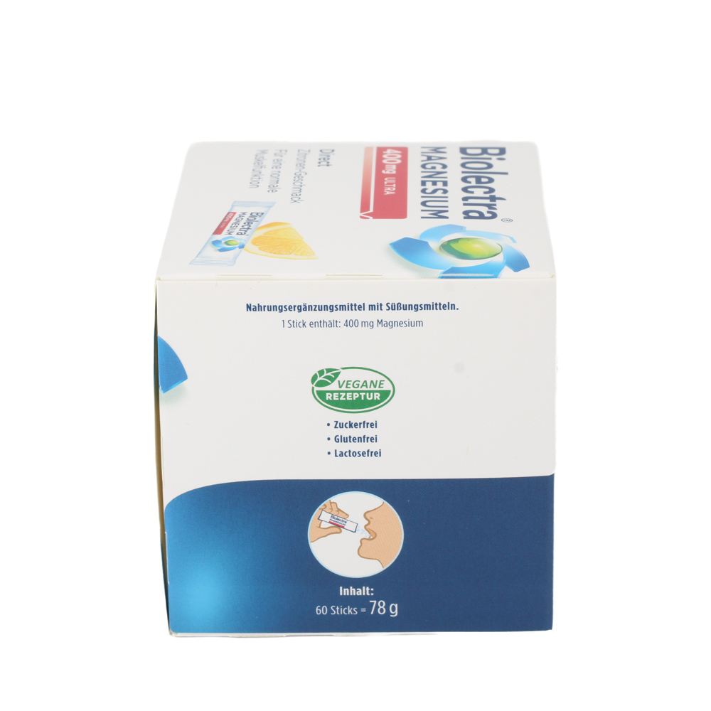 BIOLECTRA Magnesium 400 mg ultra Direct Zitrone BIOLECTRA Magnesium 400 mg ultra Direct Zitrone