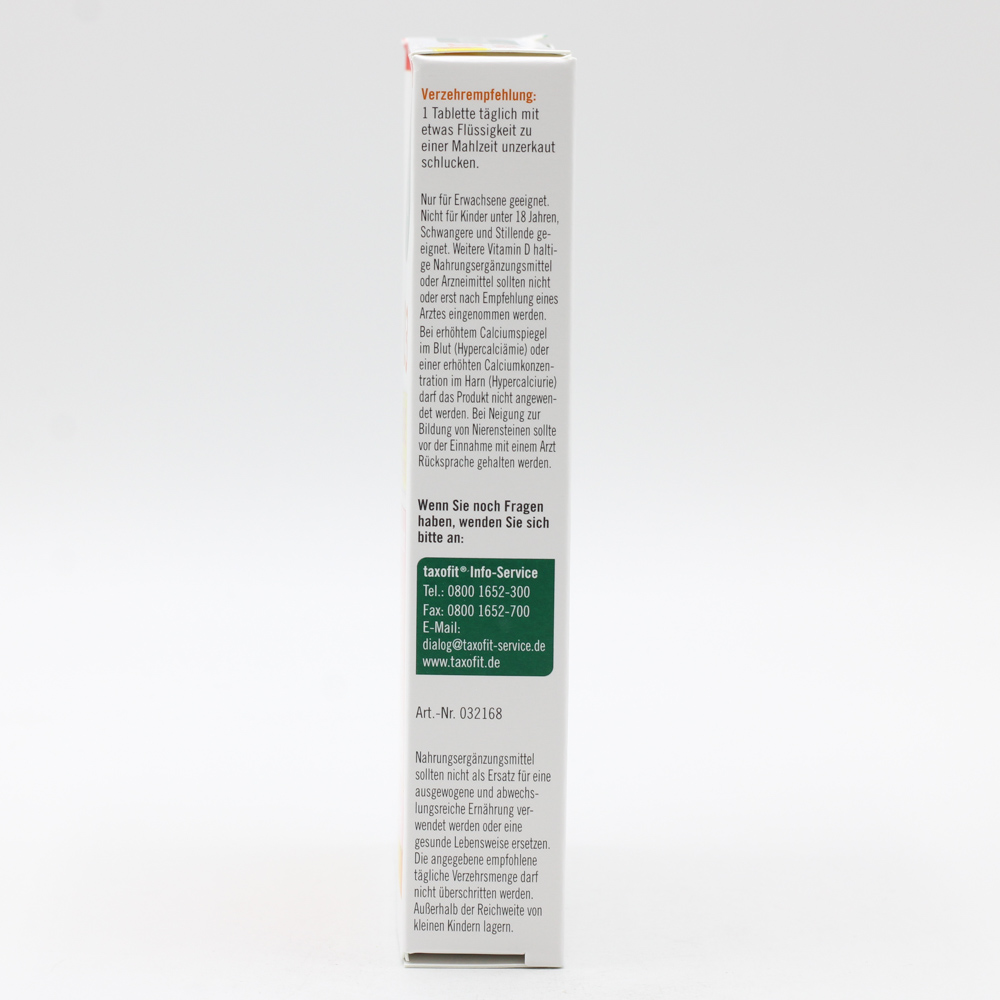 TAXOFIT Vitamin D3 2500 I.E. Tabletten TAXOFIT Vitamin D3 2500 I.E. Tabletten