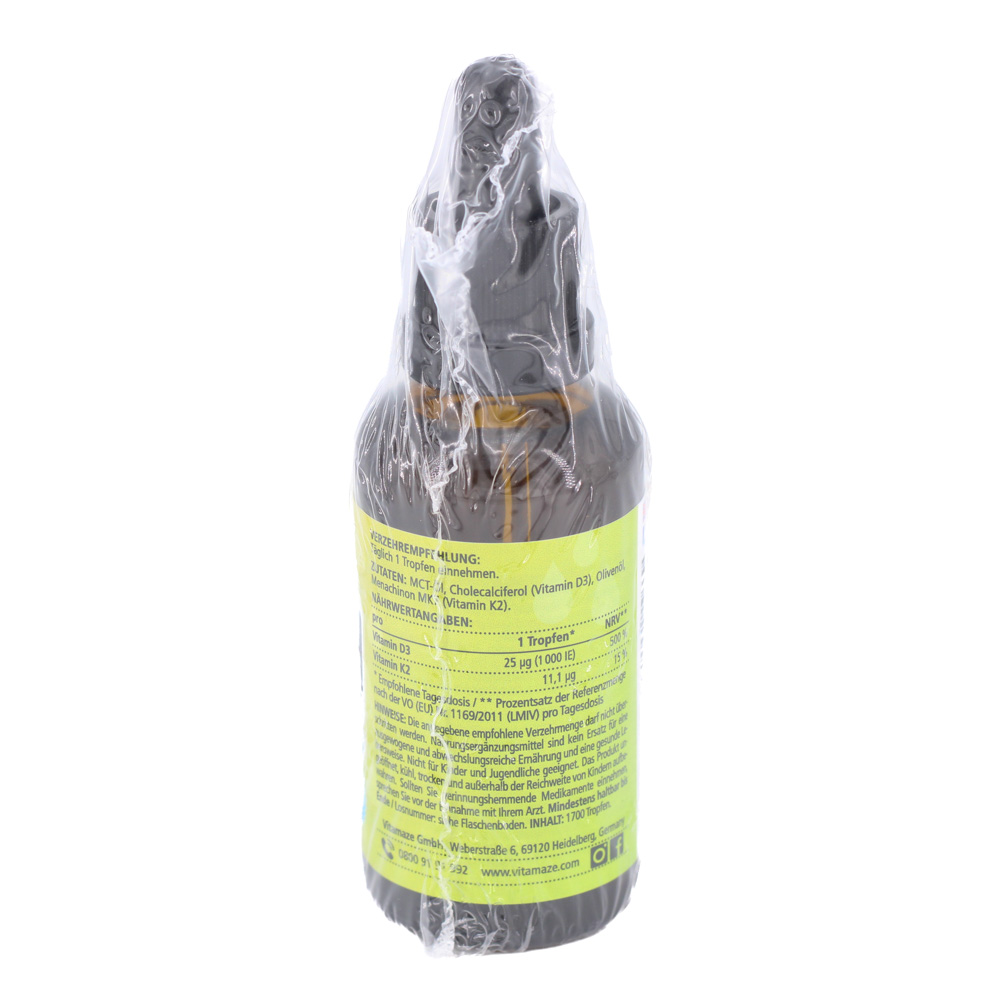 VITAMIN D3 K2 1000 I.E./10 μg hochdosiert Tropfen VITAMIN D3 K2 1000 I.E./10 μg hochdosiert Tropfen