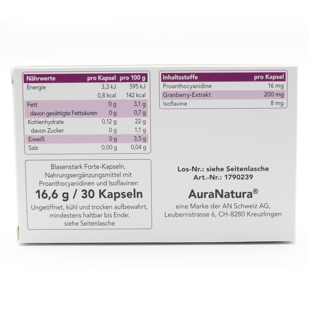 AURANATURA Blasenstark Forte Kapseln AURANATURA Blasenstark Forte Kapseln