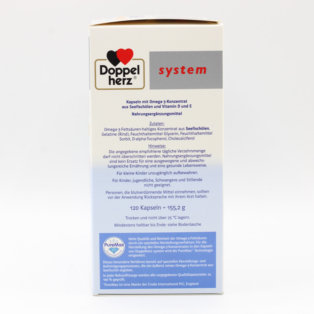 DOPPELHERZ Omega-3 Premium 1500 system Kapseln DOPPELHERZ Omega-3 Premium 1500 system Kapseln
