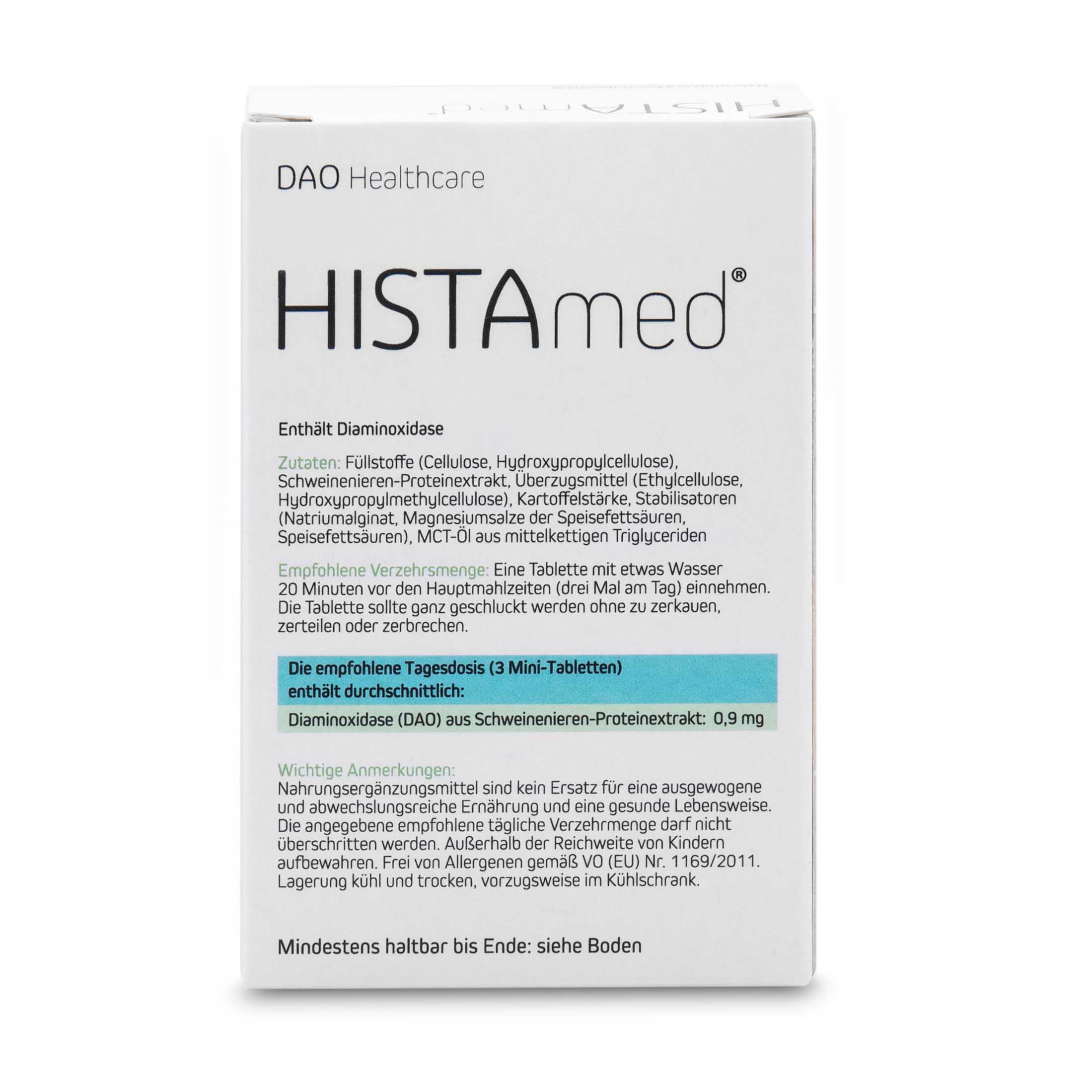 HISTAMED DAOpur magensaftresistente Tabletten HISTAMED DAOpur magensaftresistente Tabletten
