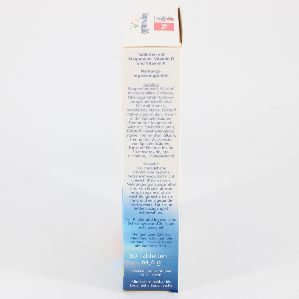 DOPPELHERZ Magnesium 500+D3+K2 Depot Tabletten DOPPELHERZ Magnesium 500+D3+K2 Depot Tabletten