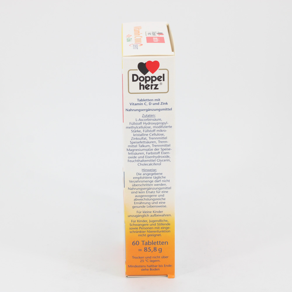 DOPPELHERZ Vitamin C 1000+D3+Zink Depot Tabletten DOPPELHERZ Vitamin C 1000+D3+Zink Depot Tabletten