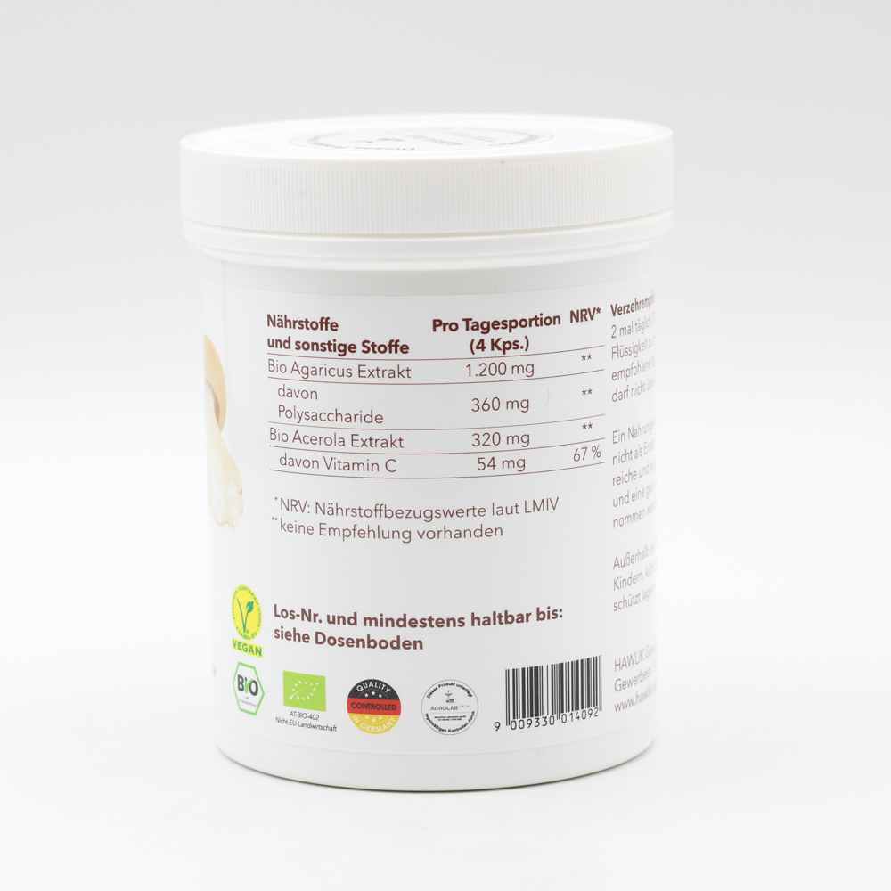 BIO AGARICUS Extrakt Kapseln BIO AGARICUS Extrakt Kapseln