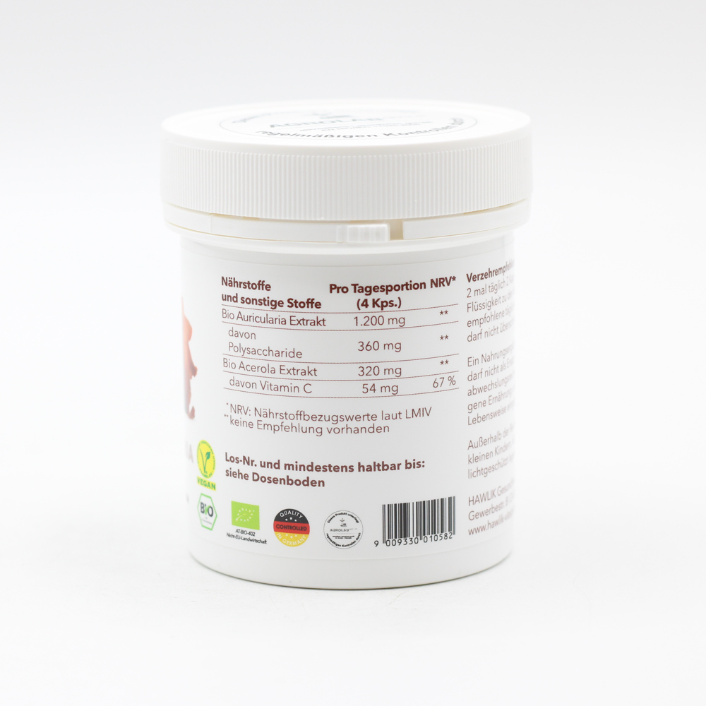 BIO AURICULARIA Extrakt Kapseln BIO AURICULARIA Extrakt Kapseln