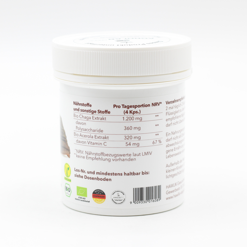 BIO CHAGA Extrakt Kapseln BIO CHAGA Extrakt Kapseln