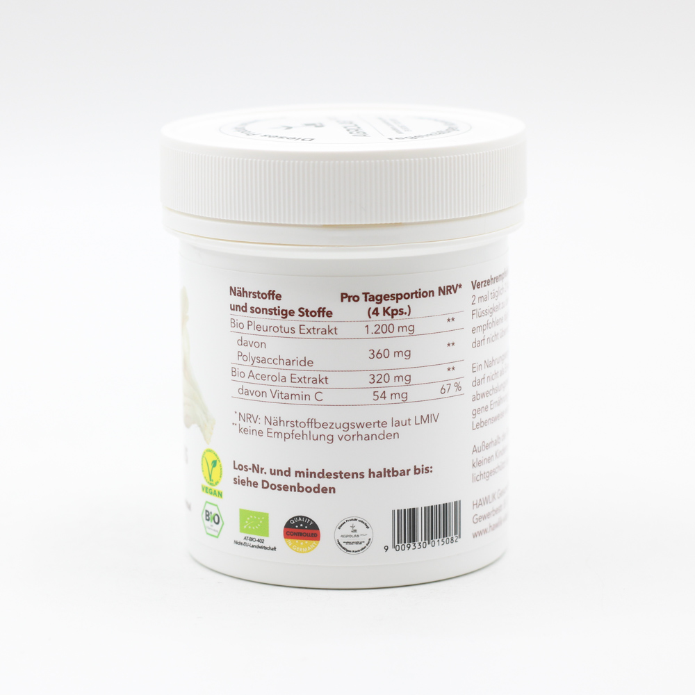BIO PLEUROTUS Extrakt Kapseln BIO PLEUROTUS Extrakt Kapseln