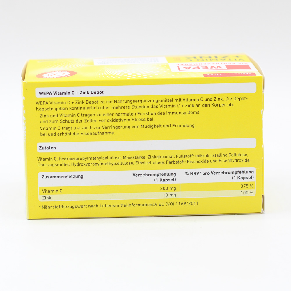 WEPA Vitamin C+Zink Kapseln WEPA Vitamin C+Zink Kapseln