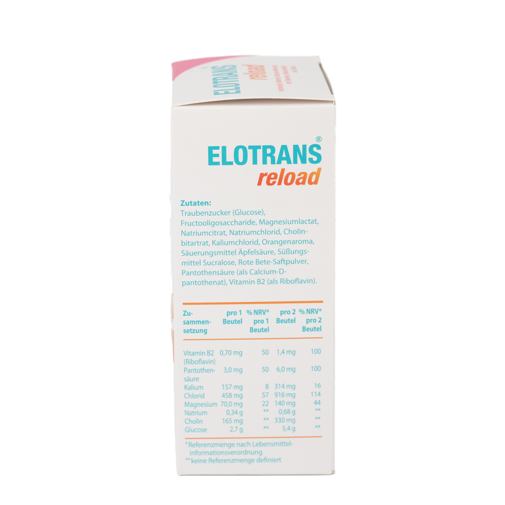 ELOTRANS reload Elektrolyt-Pulver m.Vitaminen Btl. ELOTRANS reload Elektrolyt-Pulver m.Vitaminen Btl.