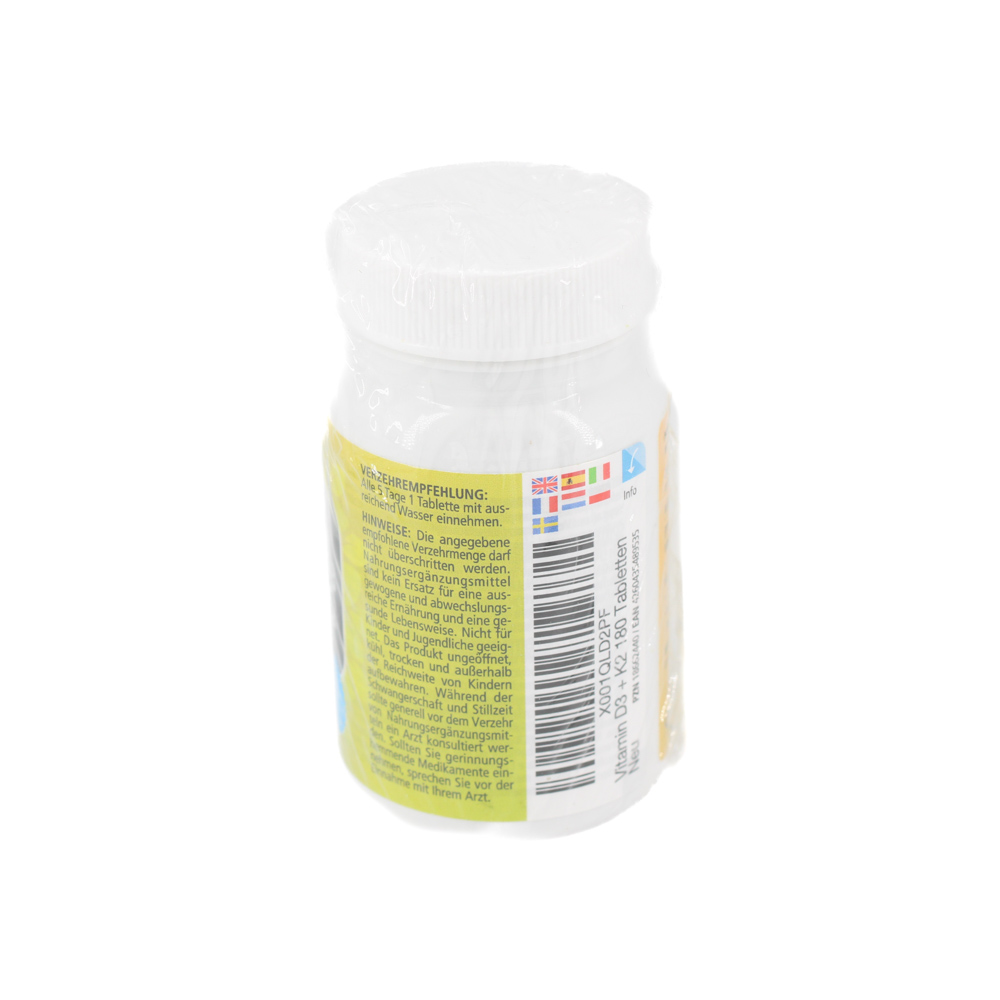 VITAMIN D3 K2 5000 I.E./100 μg hochdosiert Tabl. VITAMIN D3 K2 5000 I.E./100 μg hochdosiert Tabl.