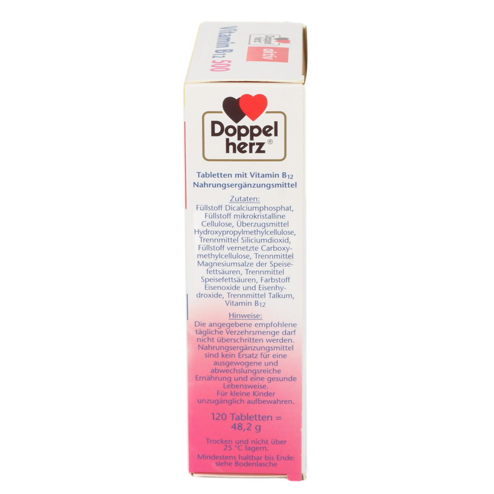 DOPPELHERZ Vitamin B12 500 Tabletten DOPPELHERZ Vitamin B12 500 Tabletten