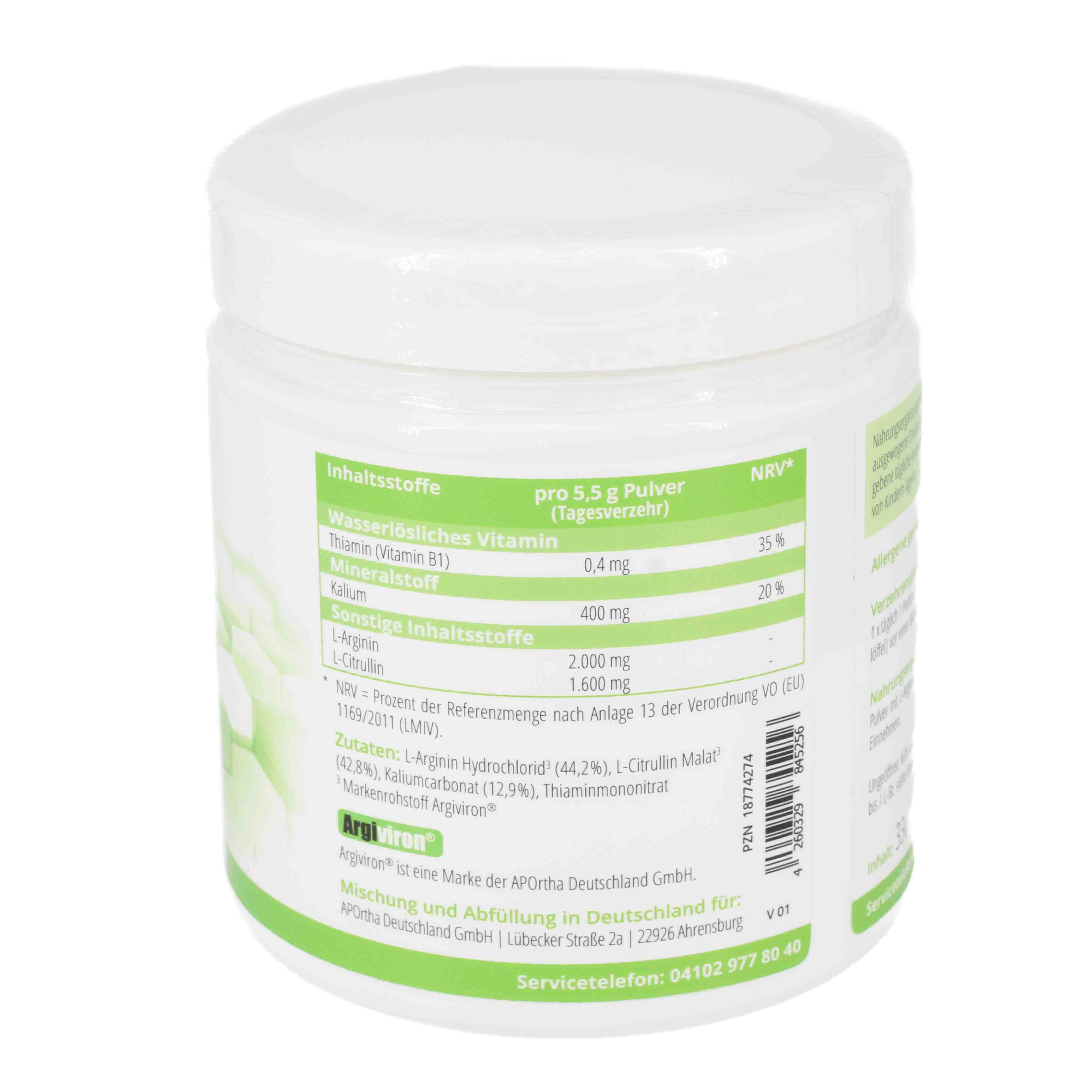 APORTHA Argiviron Cardio RR vegan Pulver APORTHA Argiviron Cardio RR vegan Pulver