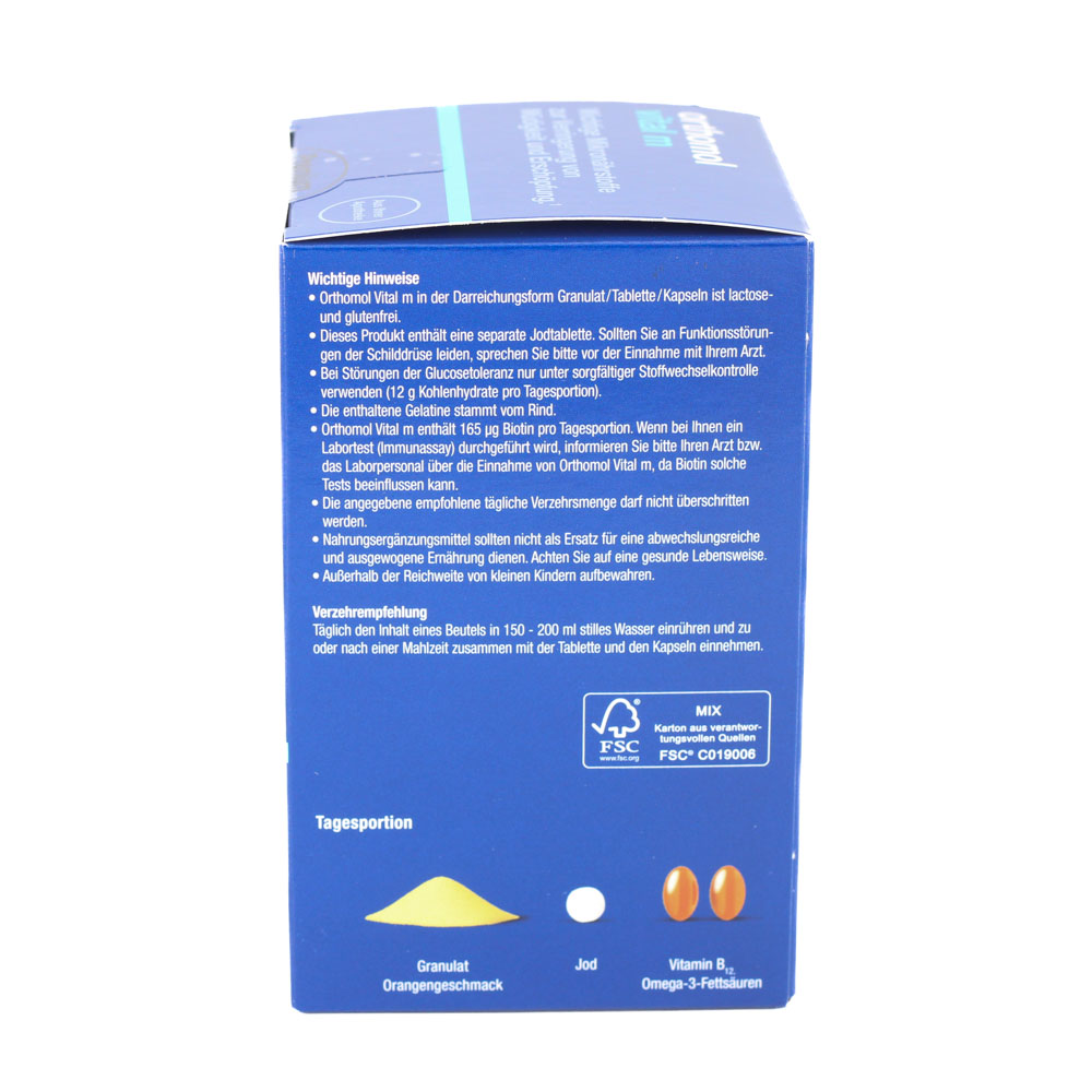 ORTHOMOL Vital M Granulat/Kap./Tabl.Kombip.7 Tage ORTHOMOL Vital M Granulat/Kap./Tabl.Kombip.7 Tage