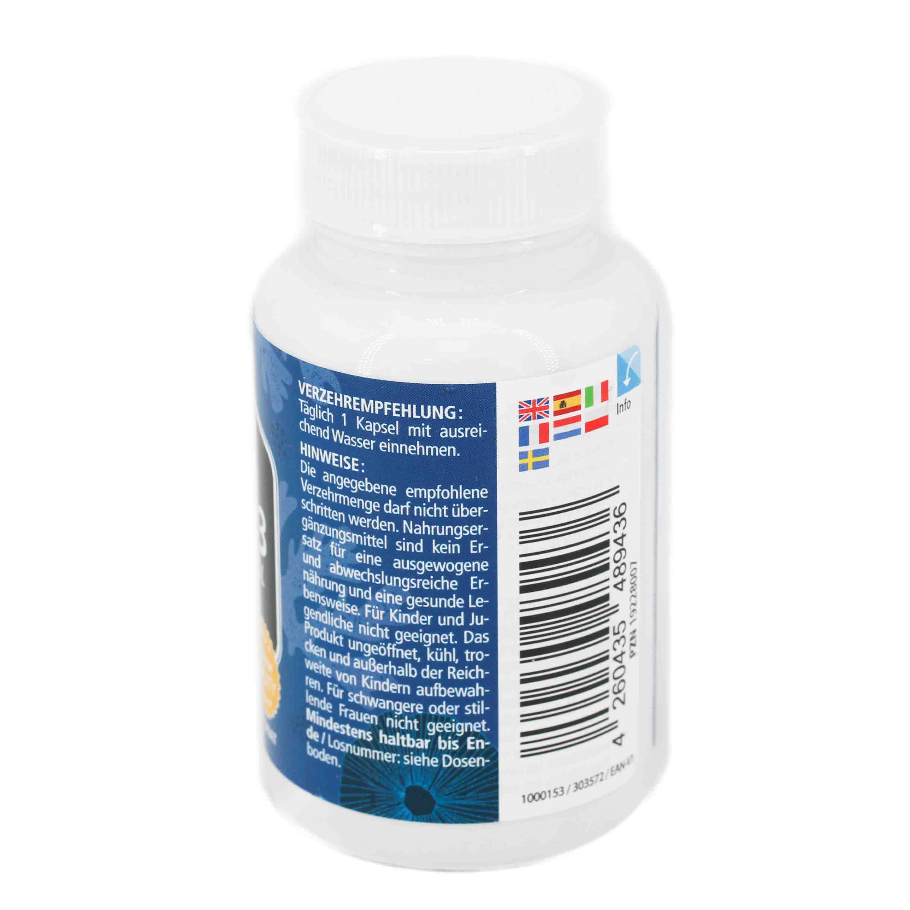 OMEGA-3 VEGAN Algenöl hochdosiert Kapseln OMEGA-3 VEGAN Algenöl hochdosiert Kapseln