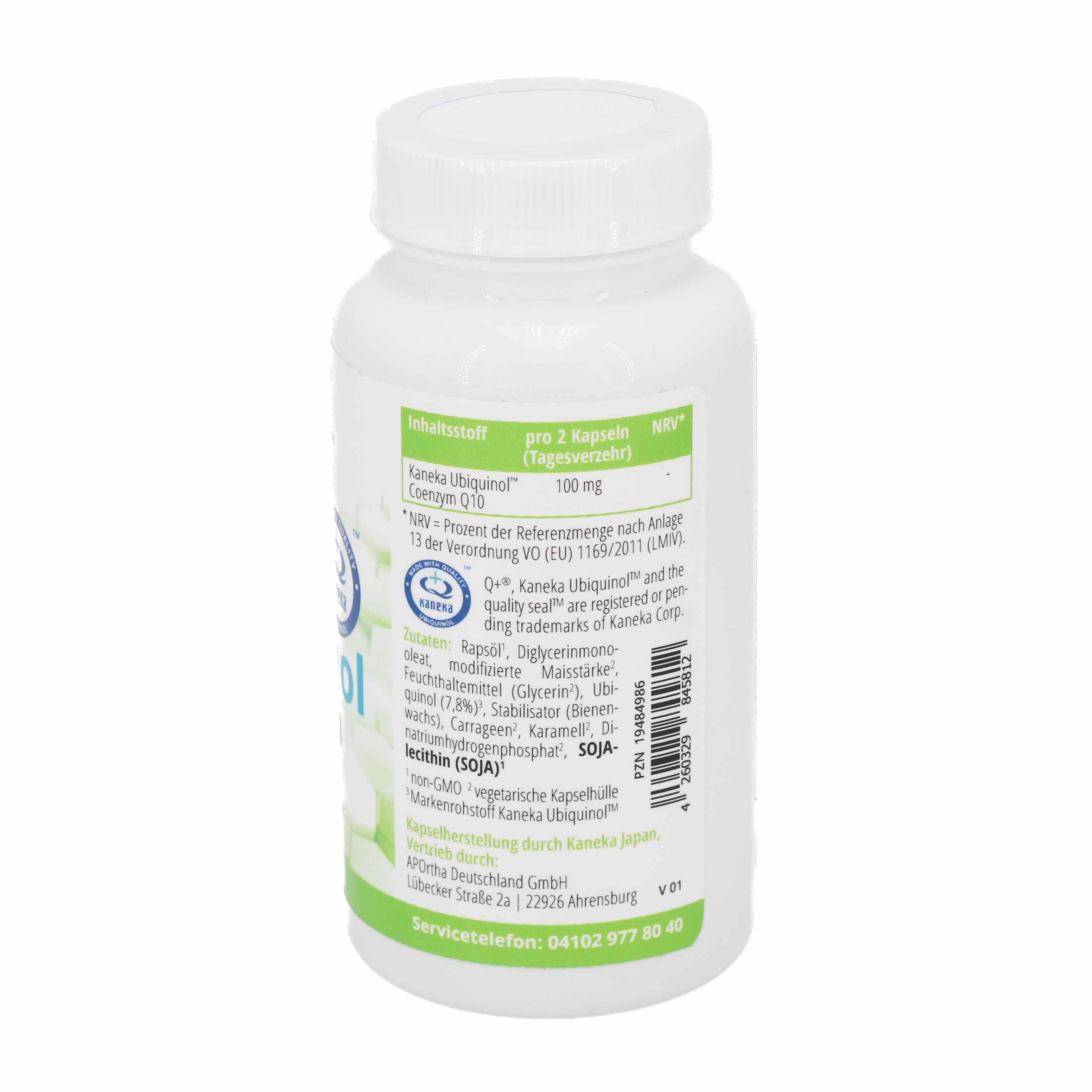 KANEKA Ubiquinol 50 mg Coenzym Q10 vegetarisch Kps KANEKA Ubiquinol 50 mg Coenzym Q10 vegetarisch Kps