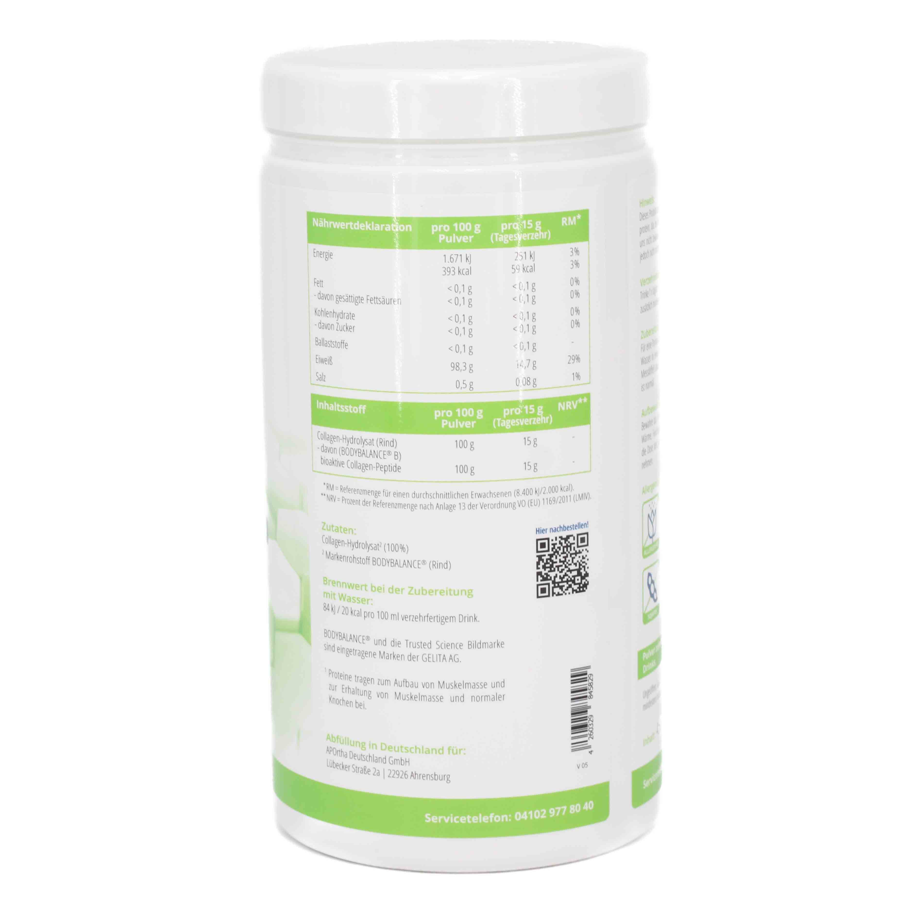 APORTHA Basic BODYBALANCE B Rind Collag.-Drink Plv APORTHA Basic BODYBALANCE B Rind Collag.-Drink Plv