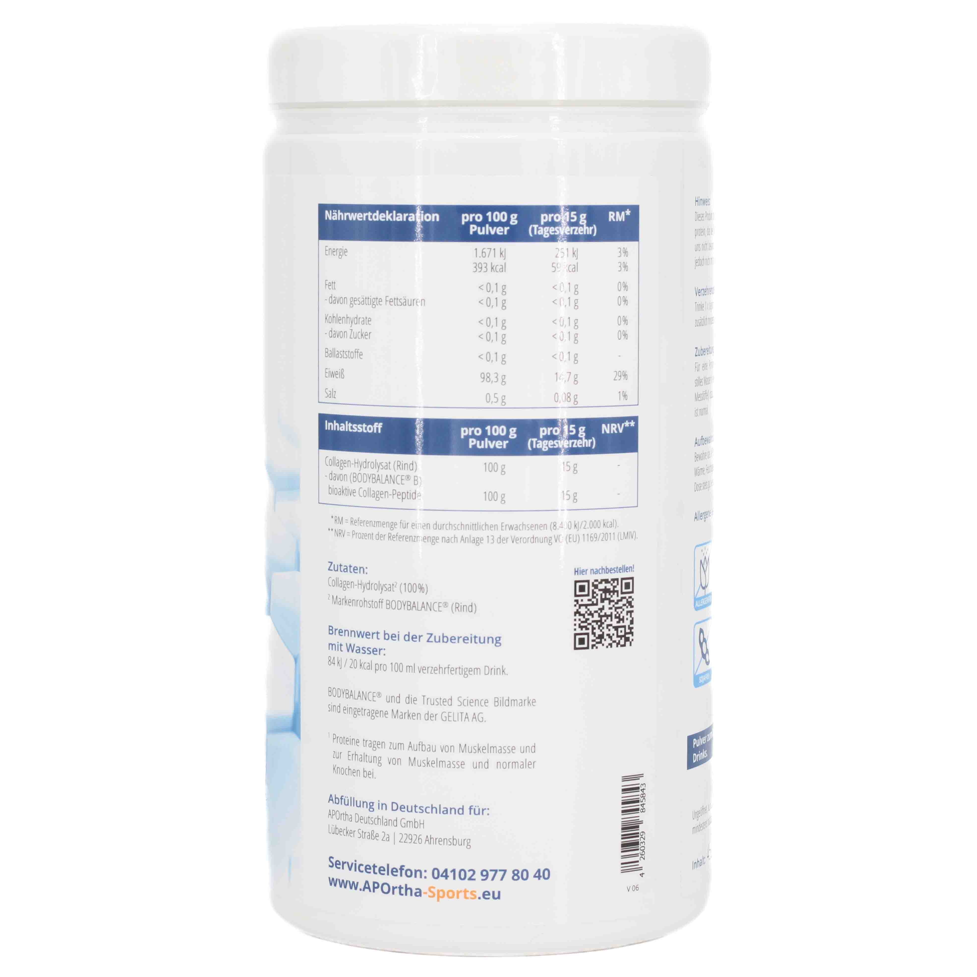 APORTHA SPORTS Collagen Protein-Drink BODYBALANCE APORTHA SPORTS Collagen Protein-Drink BODYBALANCE