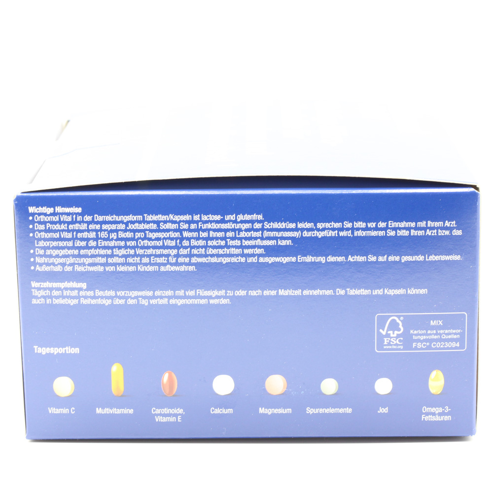ORTHOMOL Vital F Tabletten/Kaps.Kombipack.30 Tage ORTHOMOL Vital F Tabletten/Kaps.Kombipack.30 Tage