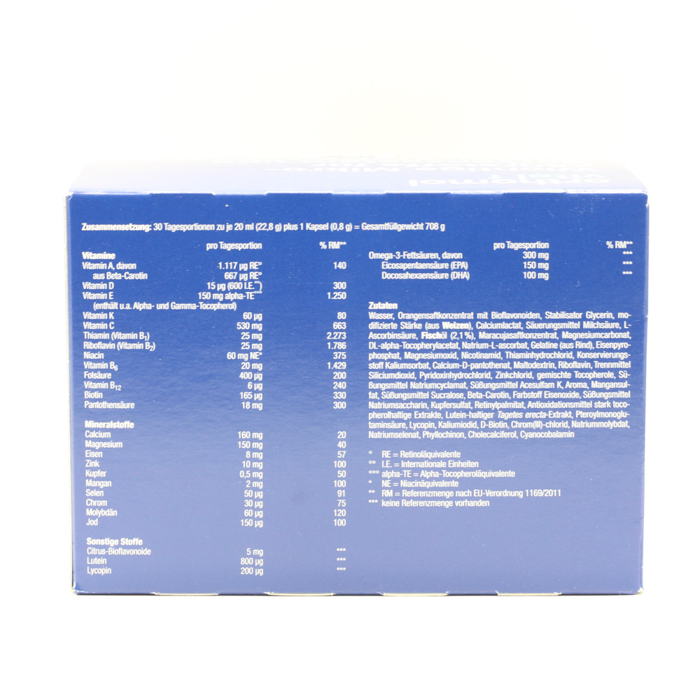 ORTHOMOL Vital F Trinkfläschchen/Kaps.Kombipack. ORTHOMOL Vital F Trinkfläschchen/Kaps.Kombipack.