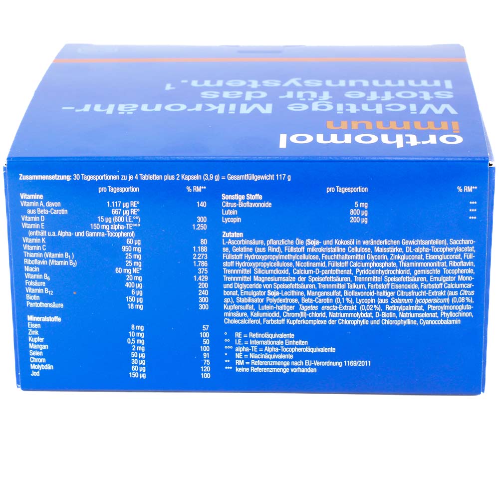 ORTHOMOL Immun 30 Tabl./Kaps.Kombipackung ORTHOMOL Immun 30 Tabl./Kaps.Kombipackung
