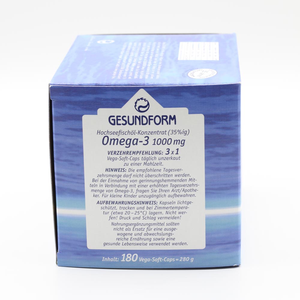 GESUNDFORM Omega-3 1.000 mg Kapseln GESUNDFORM Omega-3 1.000 mg Kapseln