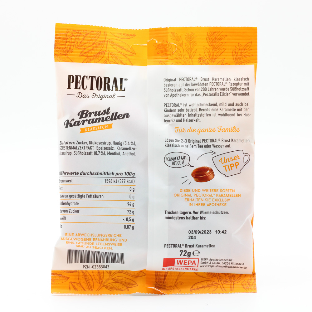 PECTORAL Brustkaramellen Btl. PECTORAL Brustkaramellen Btl.