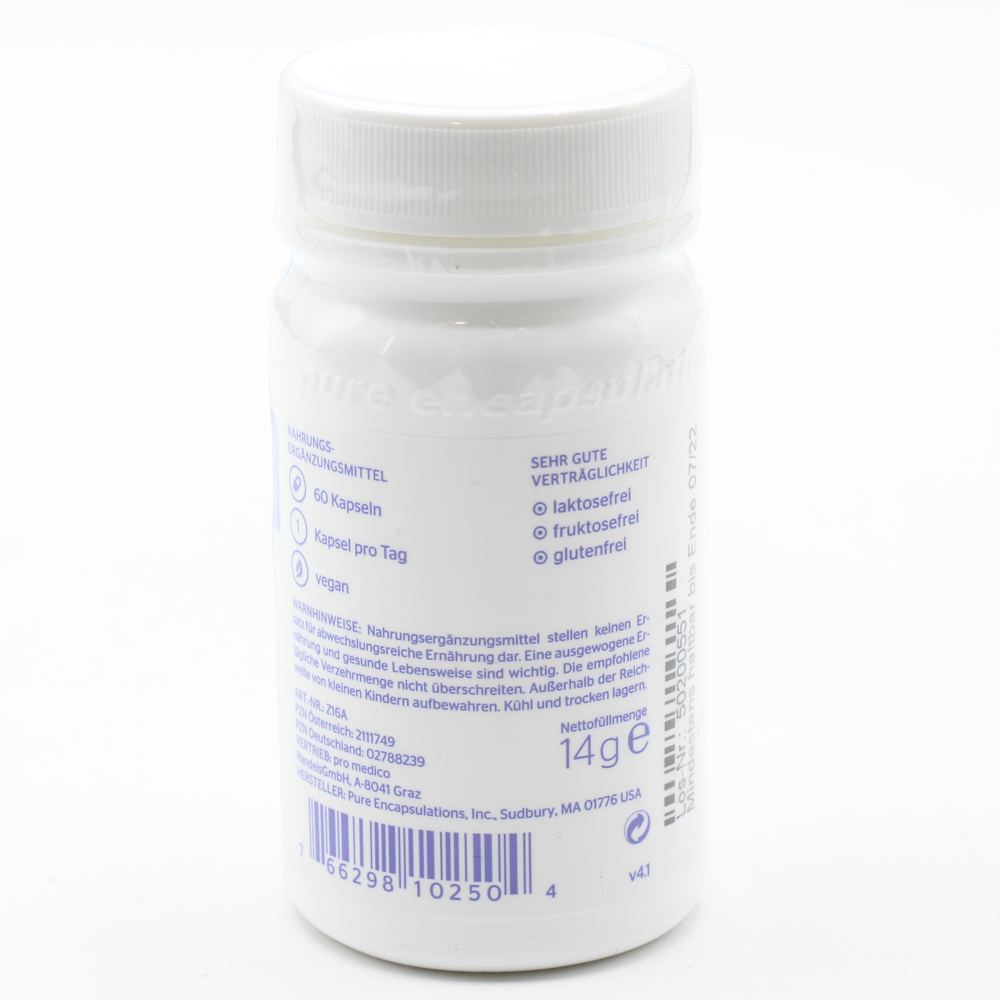 PURE ENCAPSULATIONS Zink 15 Zinkpicolinat Kapseln PURE ENCAPSULATIONS Zink 15 Zinkpicolinat Kapseln