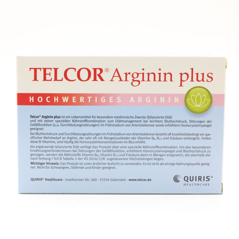 TELCOR Arginin plus Filmtabletten TELCOR Arginin plus Filmtabletten