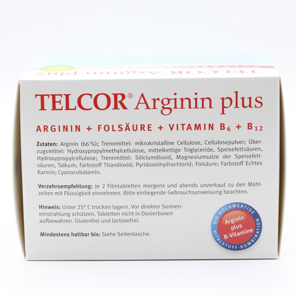 TELCOR Arginin plus Filmtabletten TELCOR Arginin plus Filmtabletten