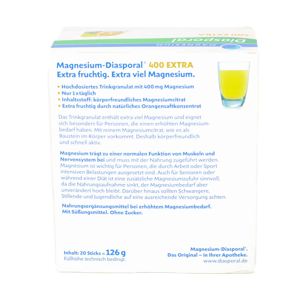 MAGNESIUM DIASPORAL 400 Extra Trinkgranulat MAGNESIUM DIASPORAL 400 Extra Trinkgranulat