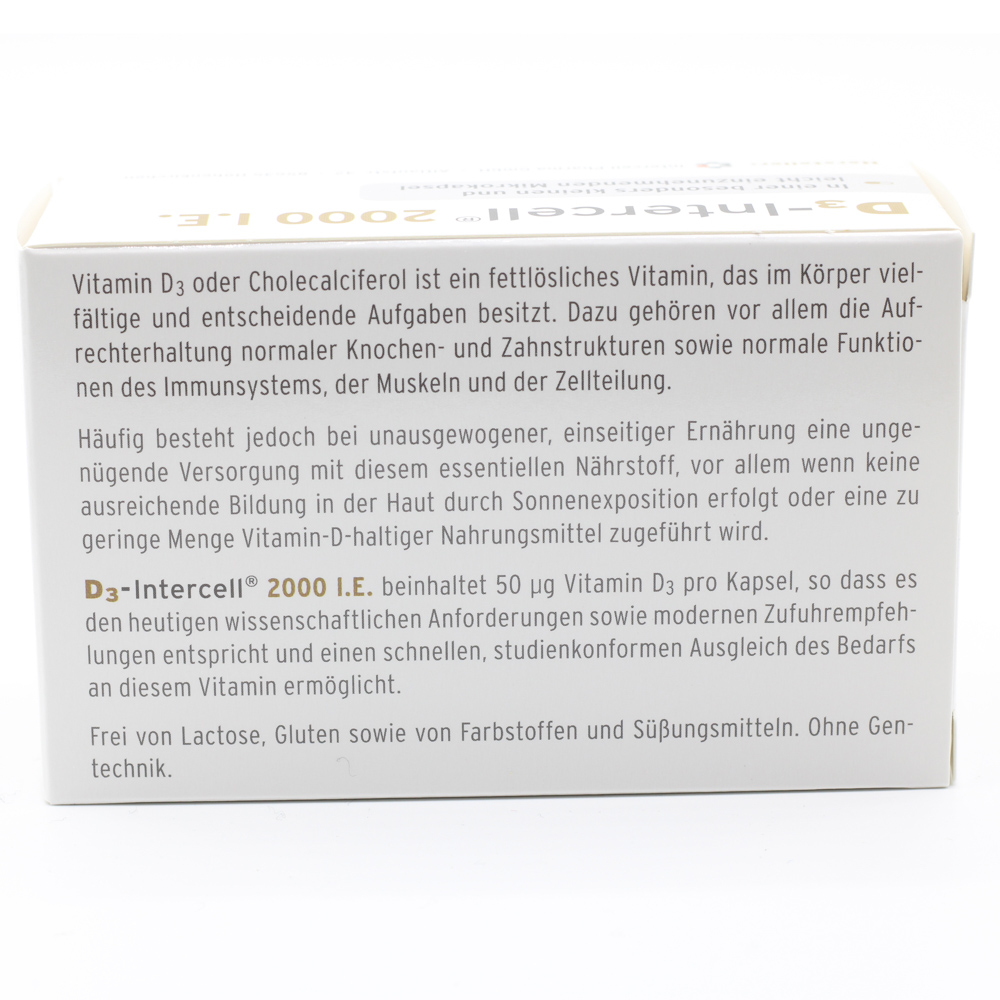 D3-INTERCELL 2.000 I.E. Kapseln D3-INTERCELL 2.000 I.E. Kapseln