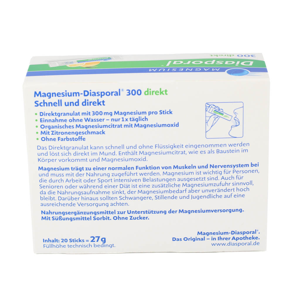 MAGNESIUM DIASPORAL 300 direkt Granulat MAGNESIUM DIASPORAL 300 direkt Granulat