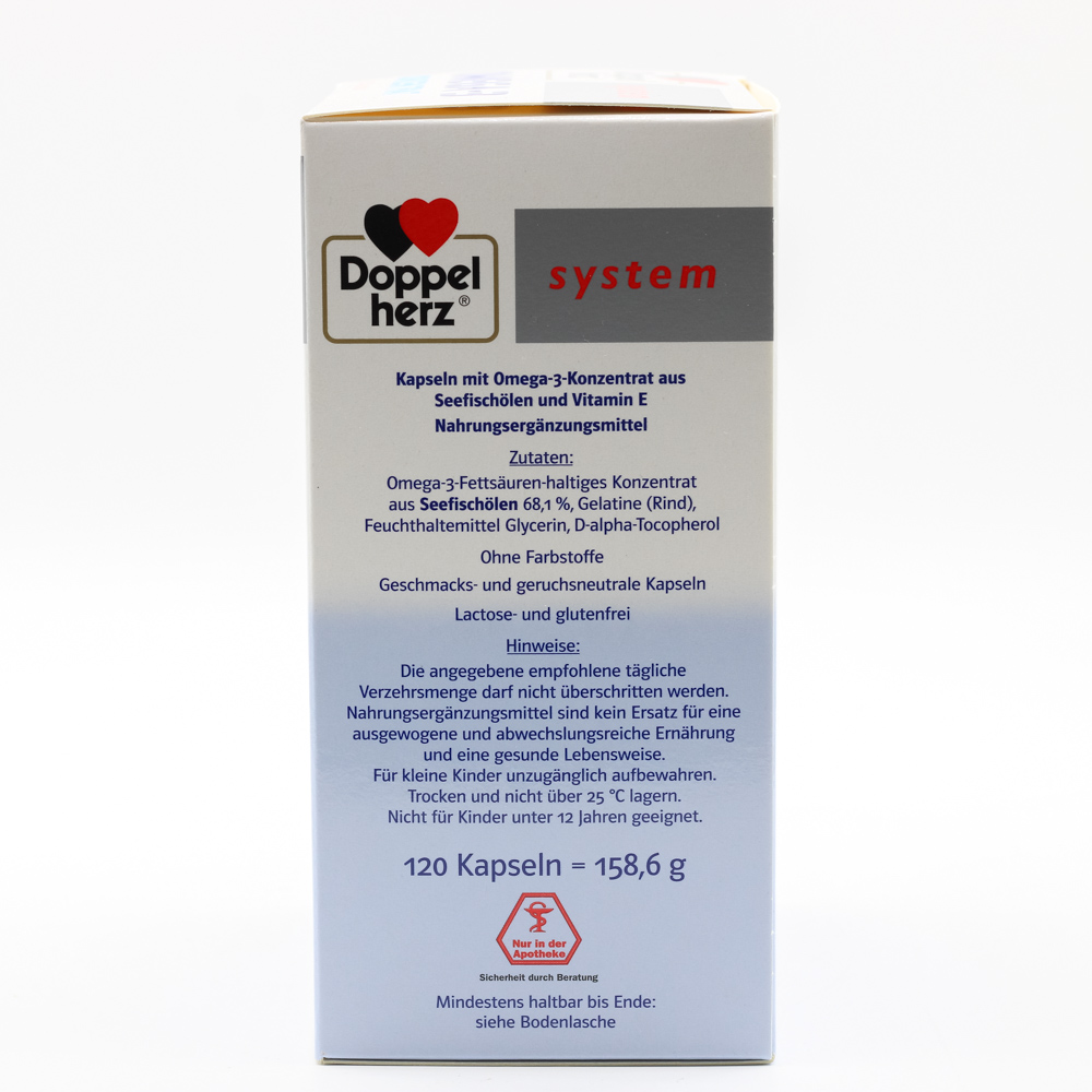 DOPPELHERZ Omega-3 Konzentrat system Kapseln DOPPELHERZ Omega-3 Konzentrat system Kapseln