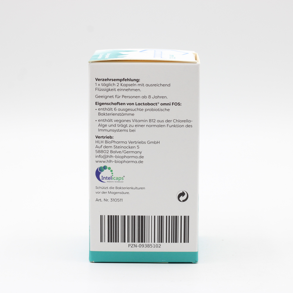 LACTOBACT omni FOS magensaftresistente Kapseln LACTOBACT omni FOS magensaftresistente Kapseln