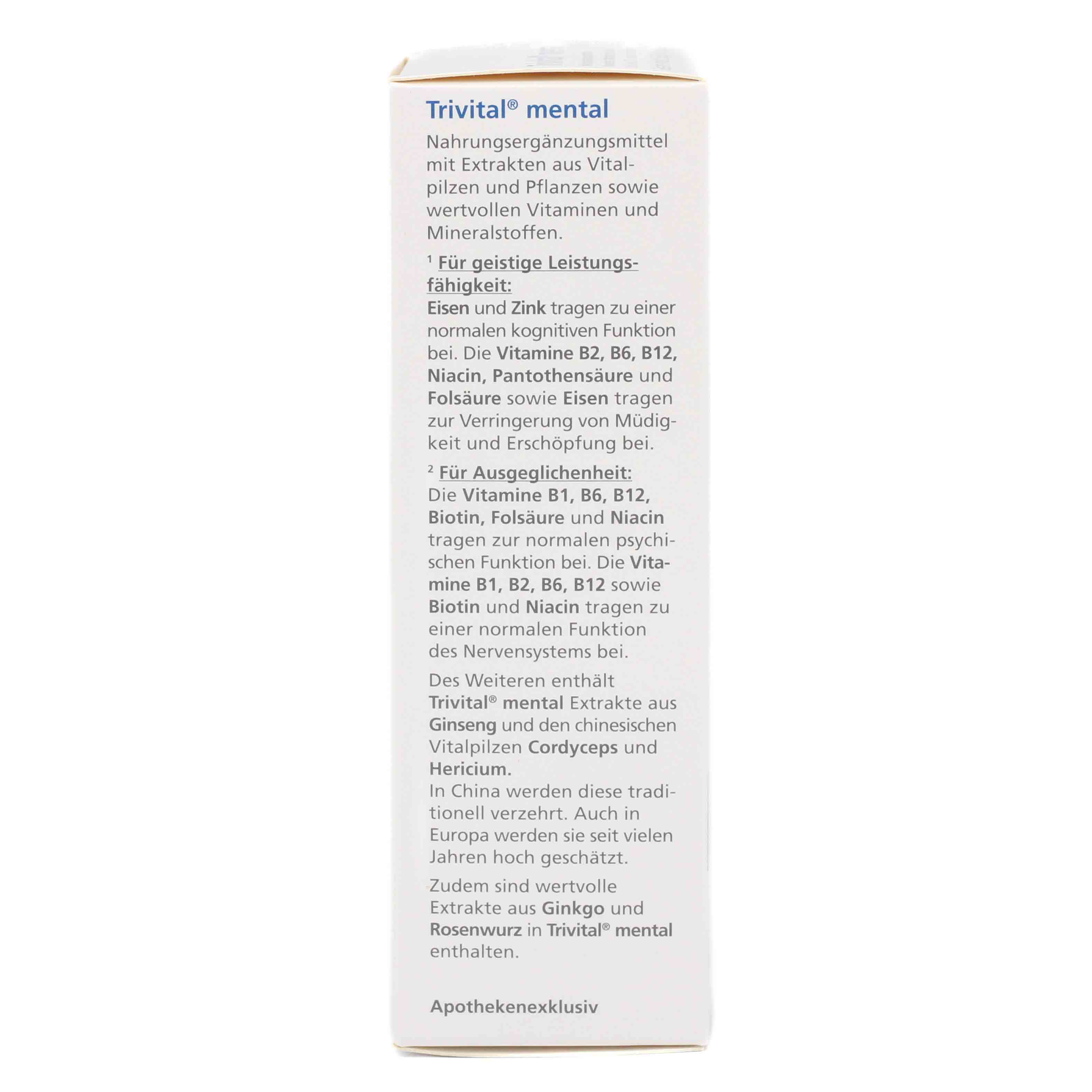 TRIVITAL mental Kapseln TRIVITAL mental Kapseln