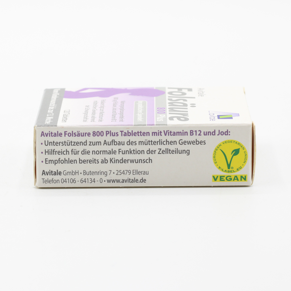 FOLSÄURE 800 Plus B12+Jod Tabletten FOLSÄURE 800 Plus B12+Jod Tabletten