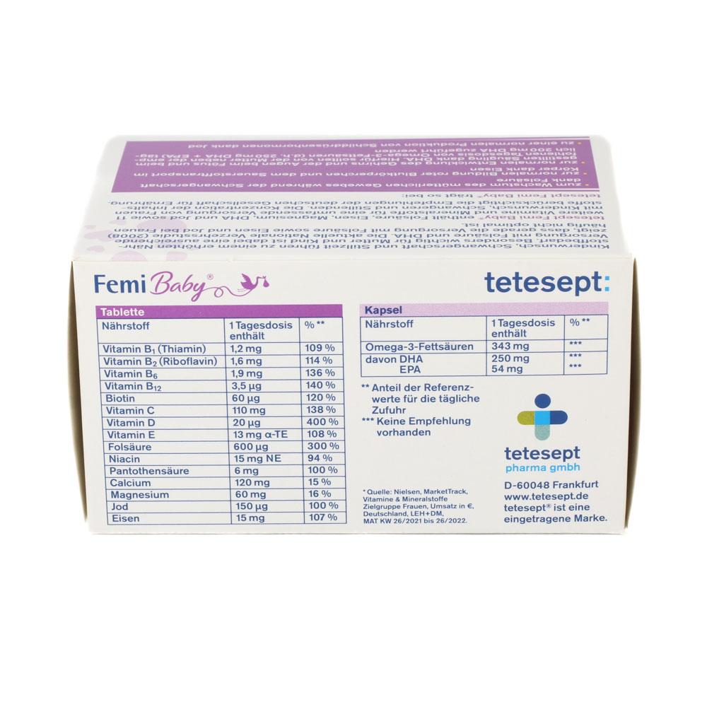 TETESEPT Femi Baby Filmtabletten+Weichkapseln TETESEPT Femi Baby Filmtabletten+Weichkapseln