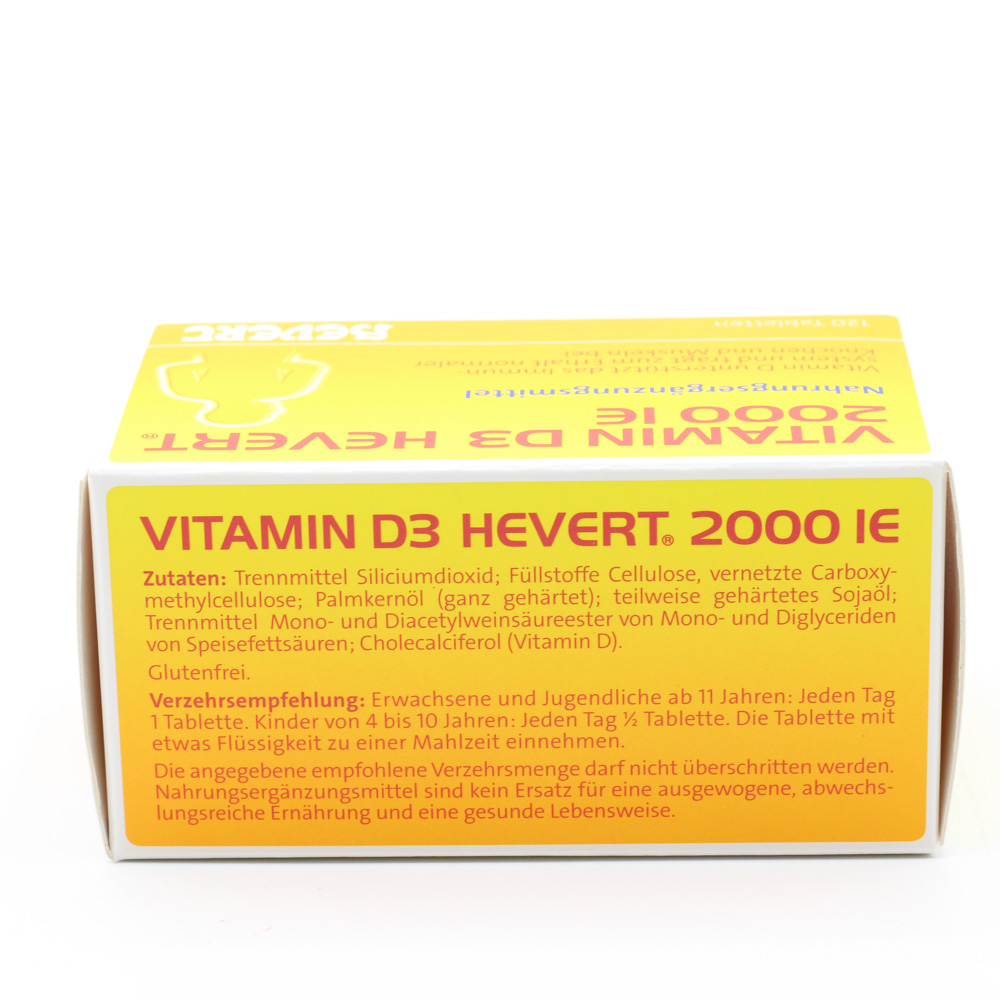 VITAMIN D3 HEVERT 2000 I.E. Tabletten VITAMIN D3 HEVERT 2000 I.E. Tabletten