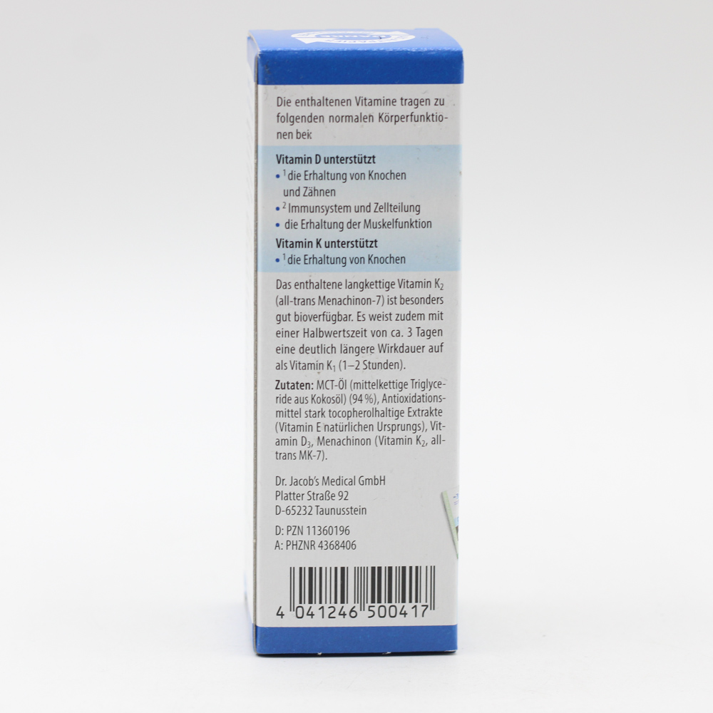 VITAMIN D3K2 Öl 800 I.E.+20 μg D3+K2 Dr.Jacob's VITAMIN D3K2 Öl 800 I.E.+20 μg D3+K2 Dr.Jacob's