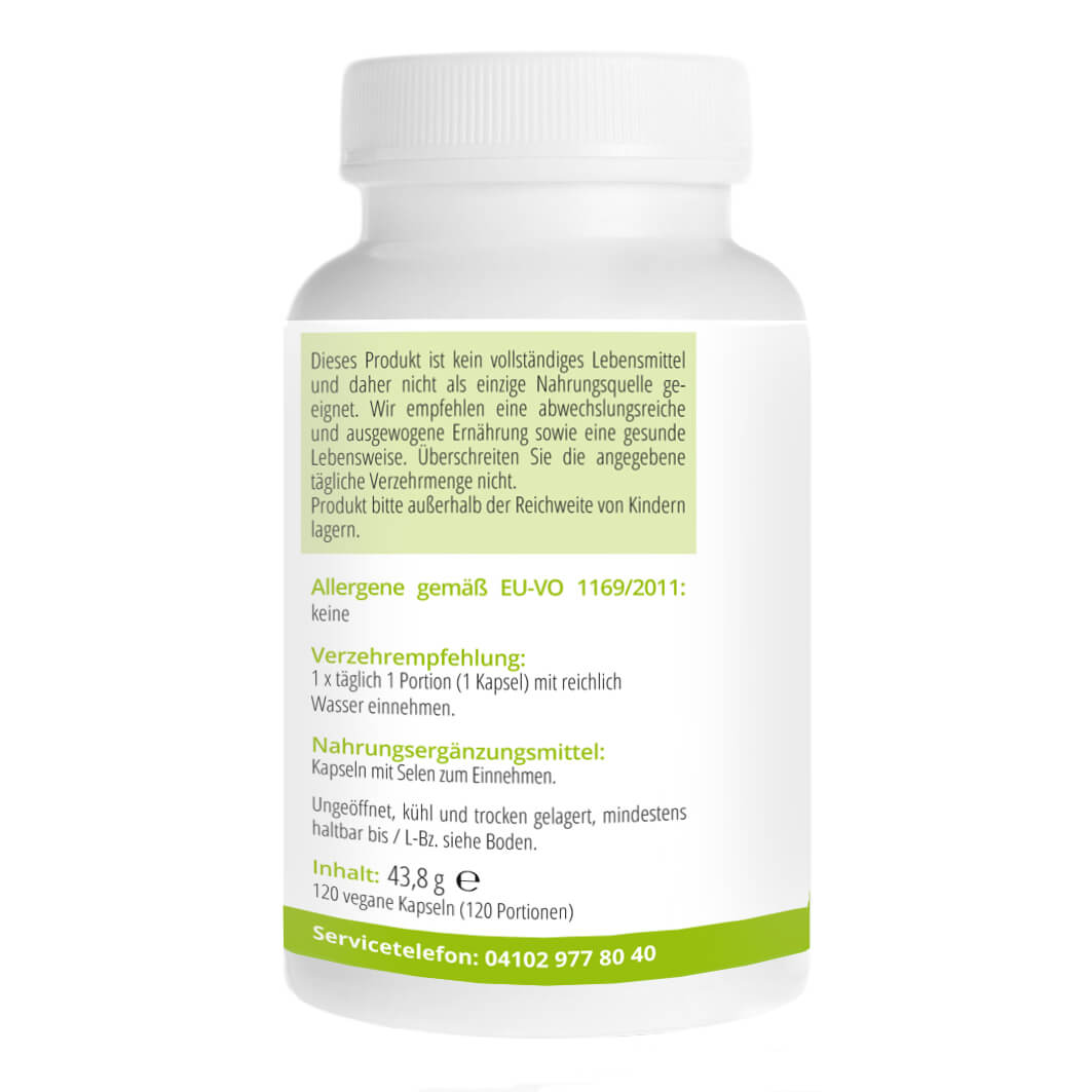 SELEN 200 μg L-Selenomethionin Kapseln SELEN 200 μg L-Selenomethionin Kapseln