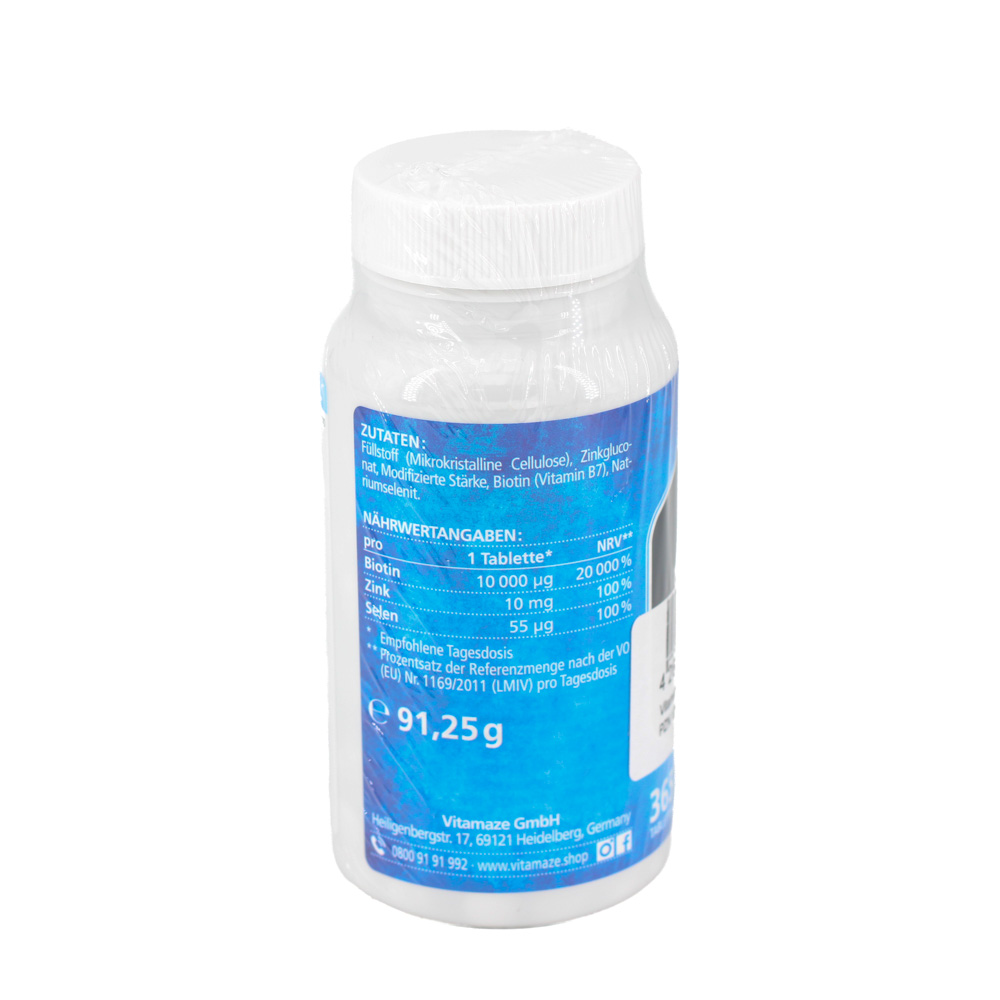BIOTIN 10 mg hochdosiert+Zink+Selen Tabletten BIOTIN 10 mg hochdosiert+Zink+Selen Tabletten