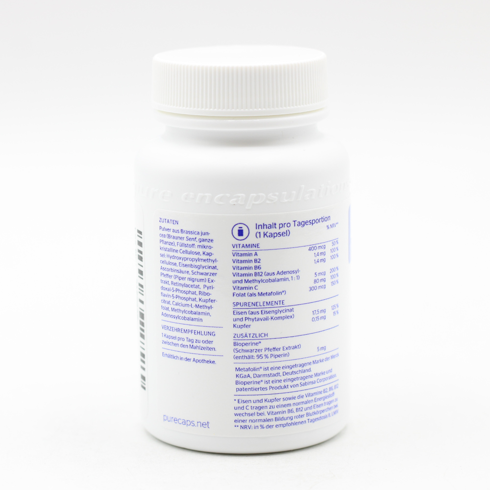 PURE ENCAPSULATIONS Eisen Complex Kapseln PURE ENCAPSULATIONS Eisen Complex Kapseln
