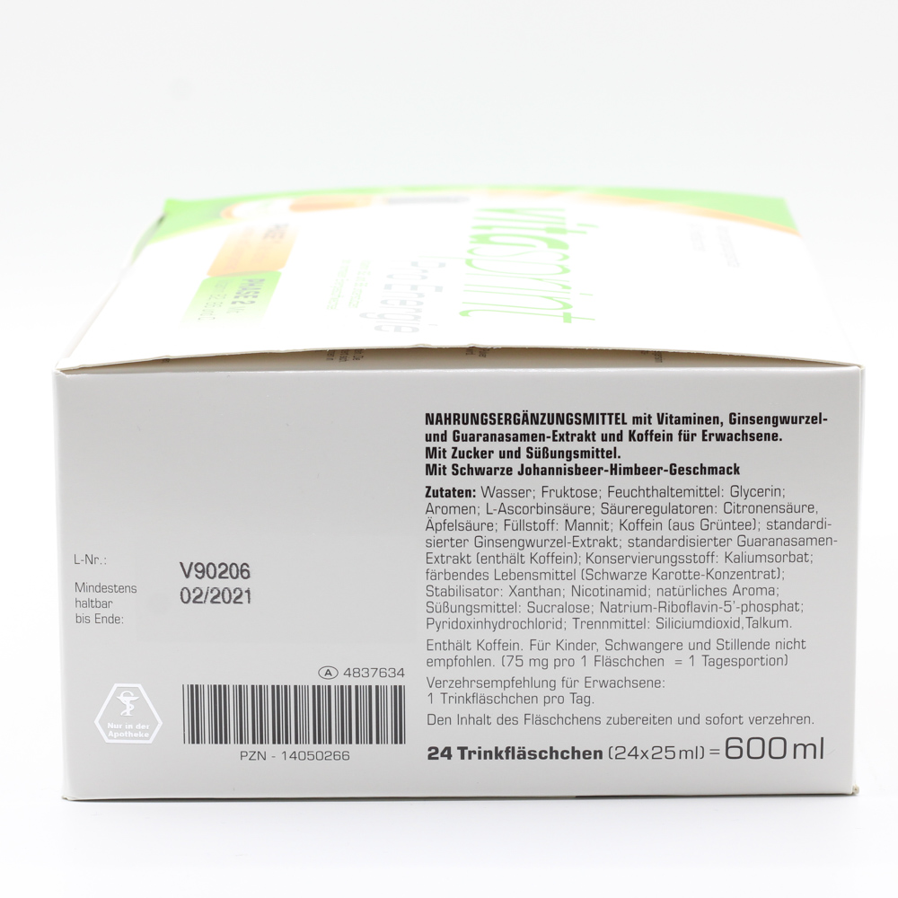 VITASPRINT Pro Energie Trinkfläschchen VITASPRINT Pro Energie Trinkfläschchen