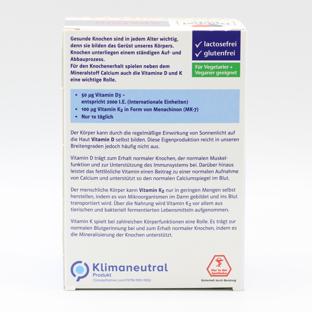 DOPPELHERZ Vitamin D3 2000+K2 system Tabletten DOPPELHERZ Vitamin D3 2000+K2 system Tabletten