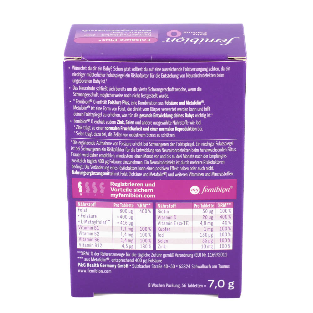 FEMIBION 0 Babyplanung Tabletten FEMIBION 0 Babyplanung Tabletten