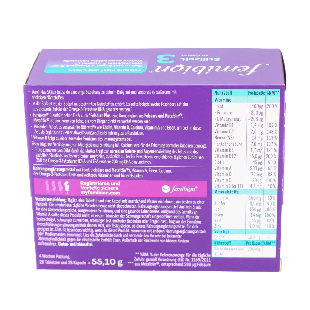 FEMIBION 3 Stillzeit Kombipackung FEMIBION 3 Stillzeit Kombipackung