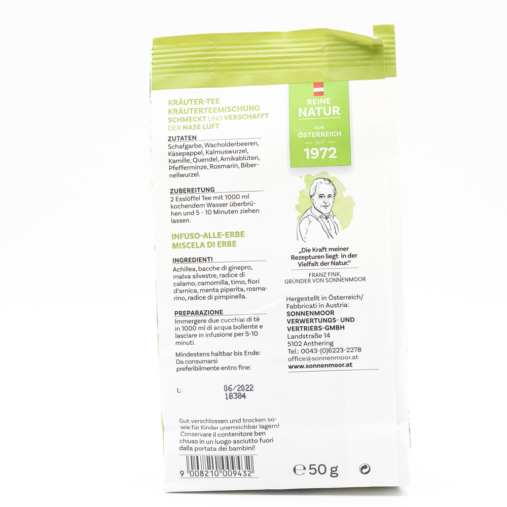 KRÄUTERTEE SonnenMoor KRÄUTERTEE SonnenMoor