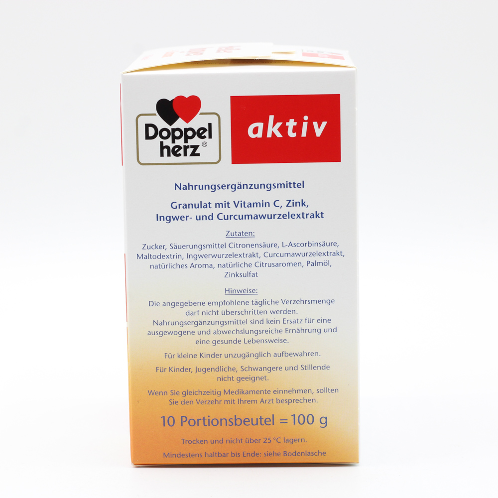 DOPPELHERZ heißer Ingwer+Curcuma Beutel DOPPELHERZ heißer Ingwer+Curcuma Beutel